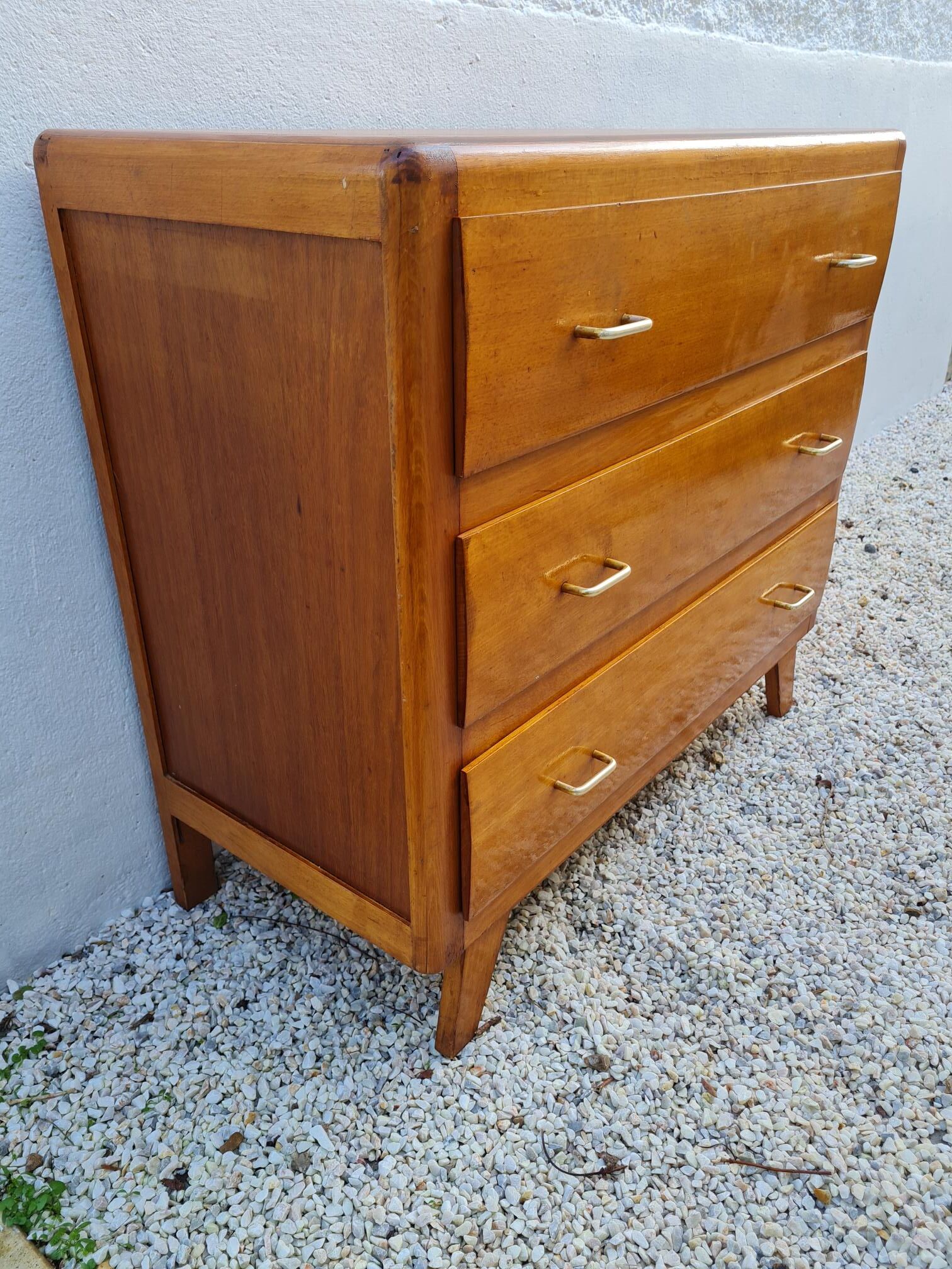 Commode pieds compas 1960