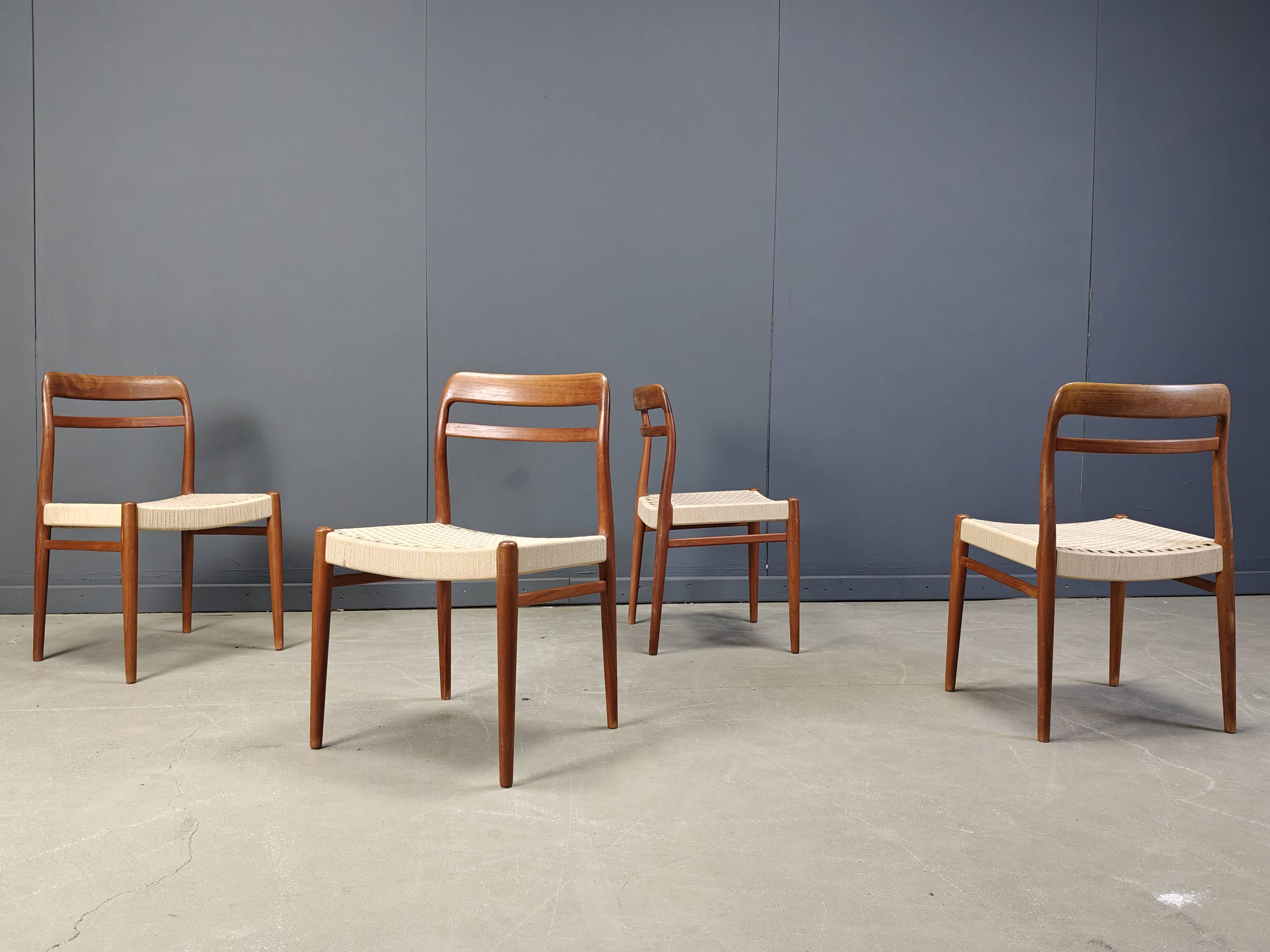 Chaises vintage Alf Aarseth – Modèle 145, années 1960 - lot de 4