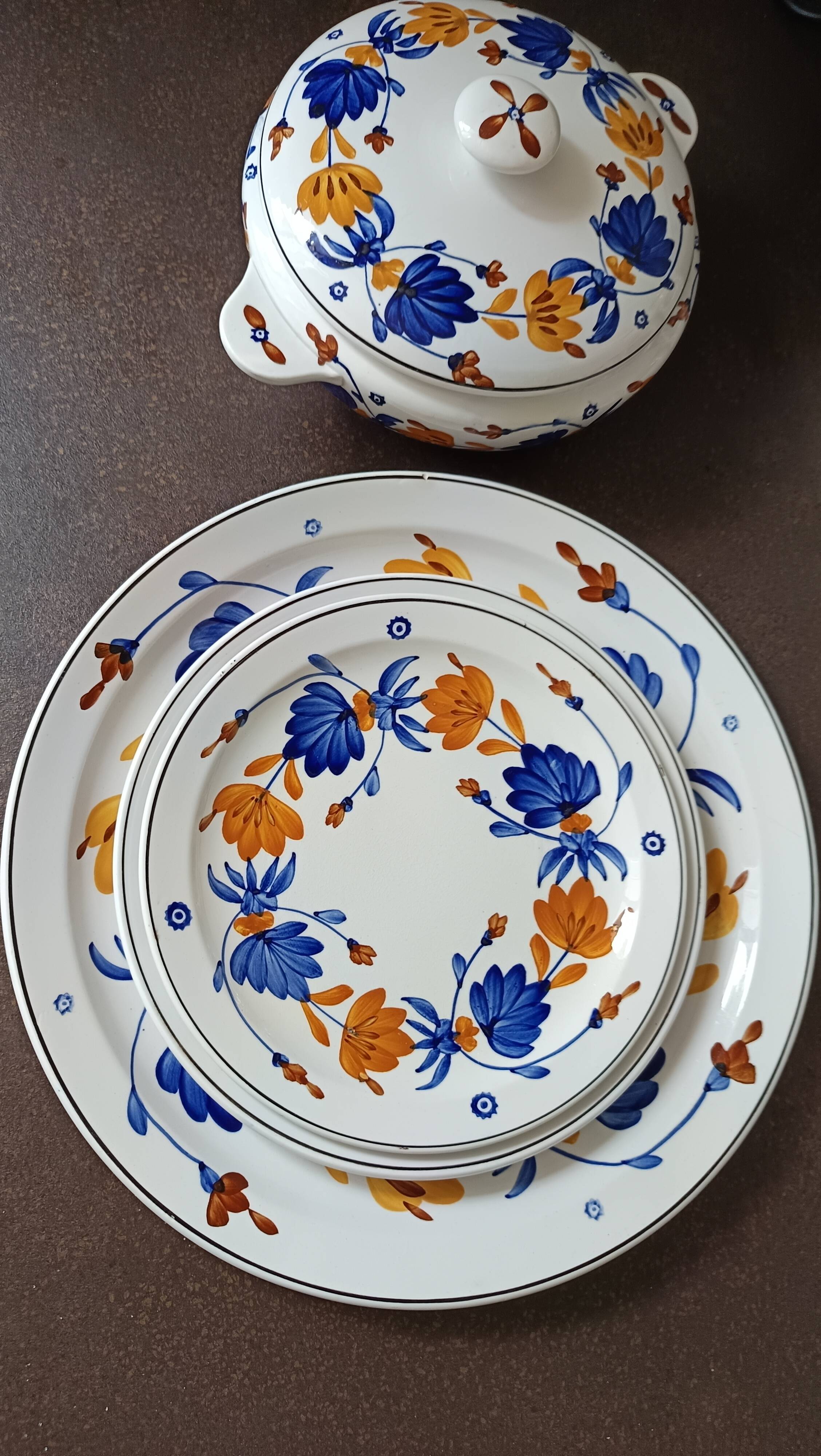 Sarreguemines table service "Saverne" – 44 pieces