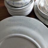 Copenhagen Boch la Louvière earthenware dishware service