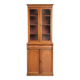 Bibliothèque / vitrine anglaise antique du 19ème siècle