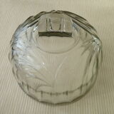 Molded pressed glass cheese bell