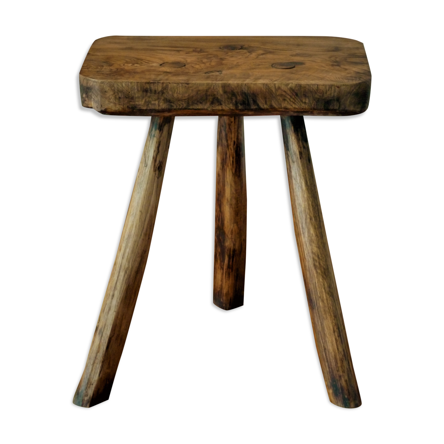 Brutalist stool, 60s-70s