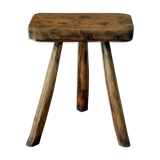 Brutalist stool, 60s-70s