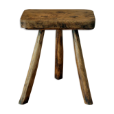 Tabouret brutaliste, années 60-70