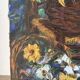 Basket of sunflowers, knife oil