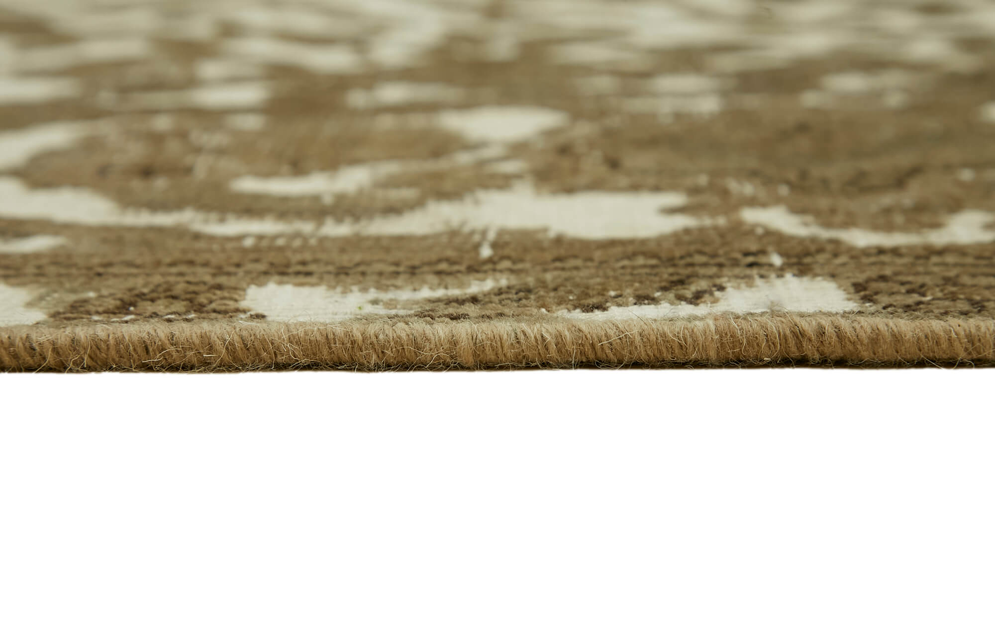 Hand-Knotted Anatolian Vintage 1970s 292 cm x 380 cm Beige Wool Carpet