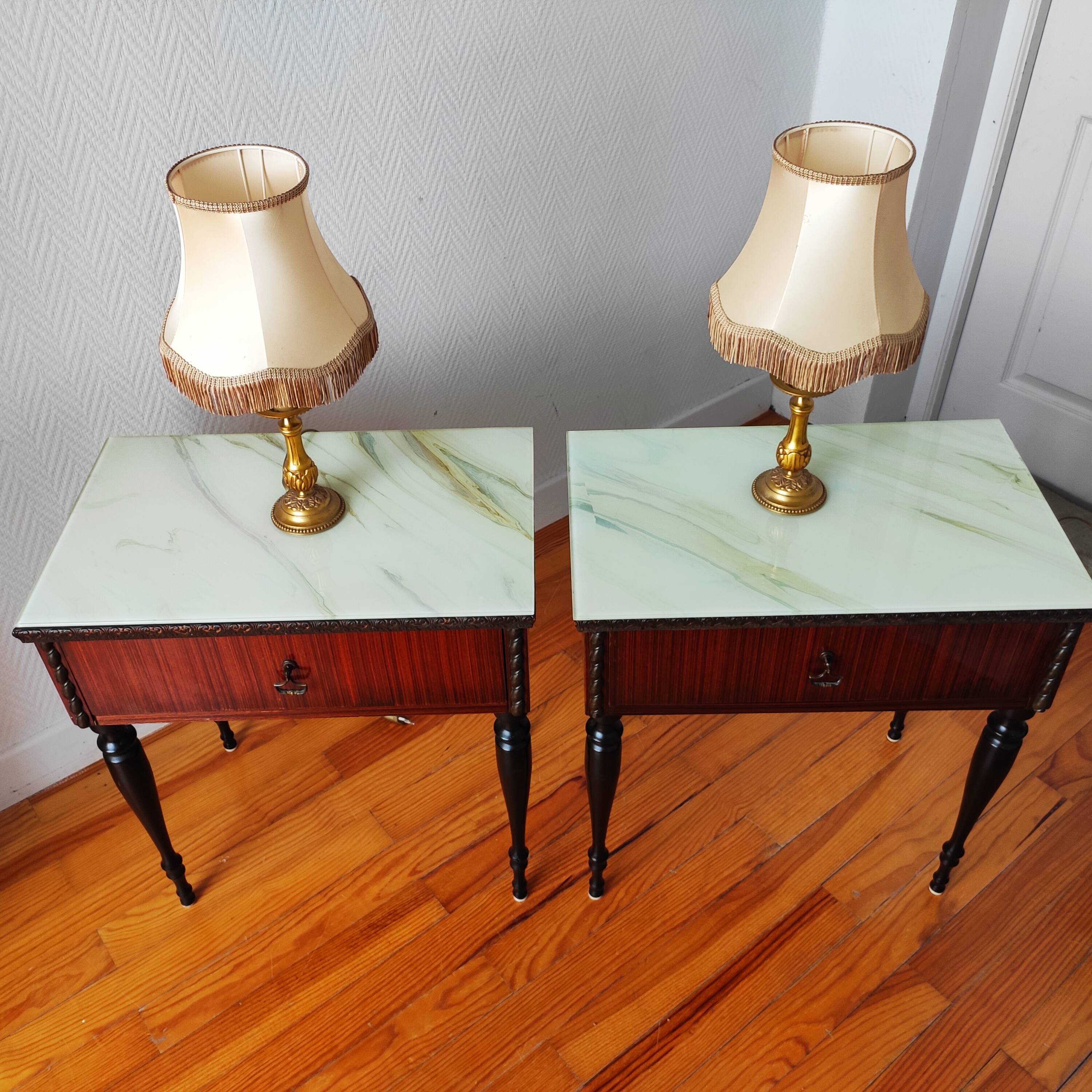 Pair of Vintage Italy Bedside Tables 1950/60
