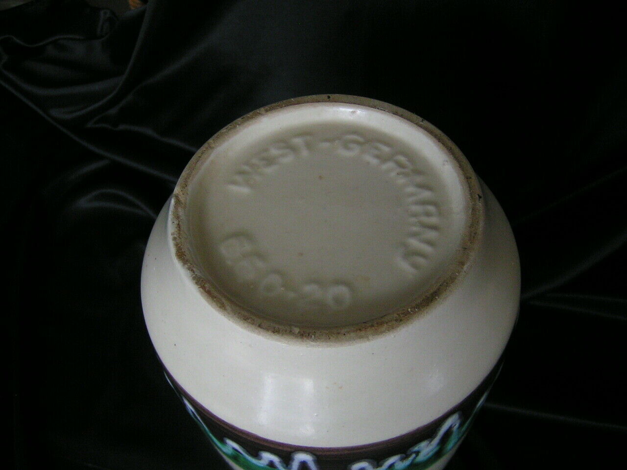 Vase with relief decoration West Germany 60s