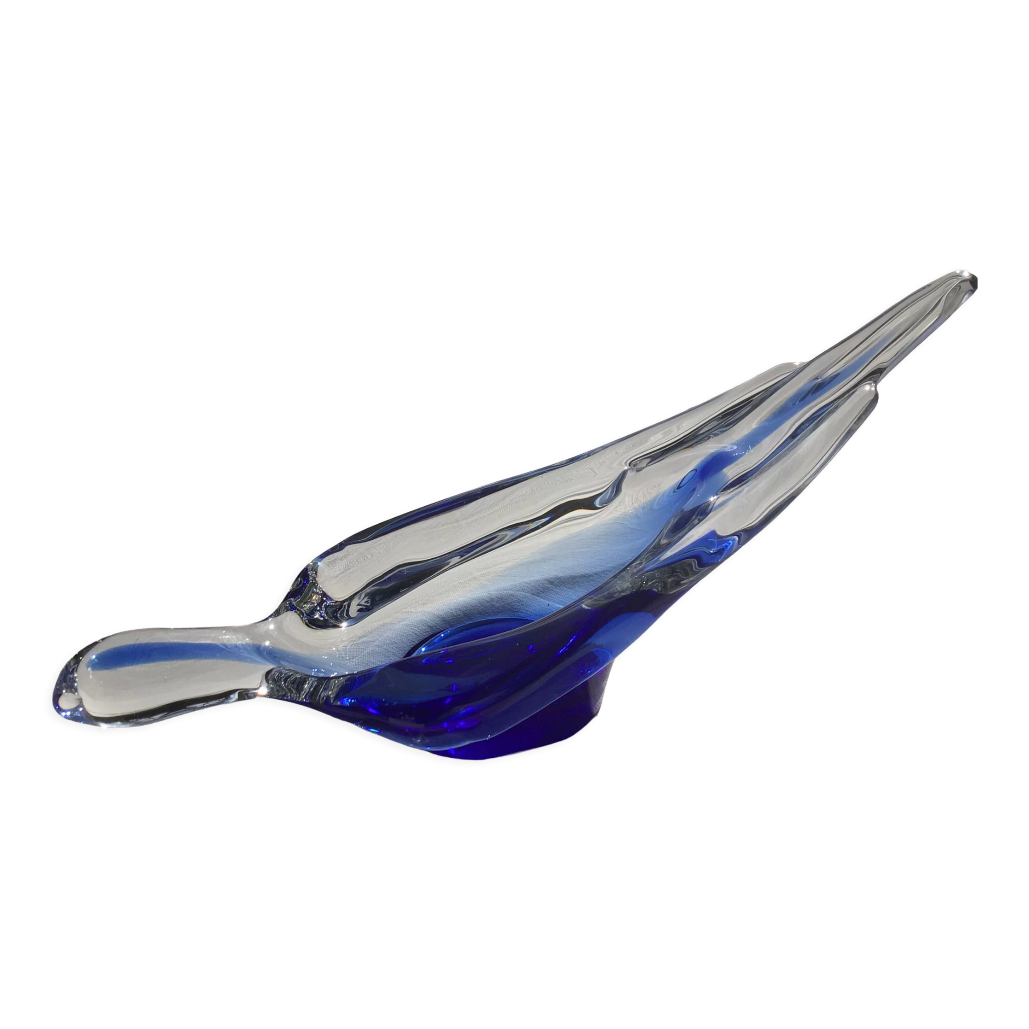 Empty pocket crystal Bayel blue dove