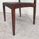 Set of 6 Mid Century Modern chairs in rosewood and leather by Bramin.
