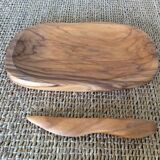 Wooden butter dish