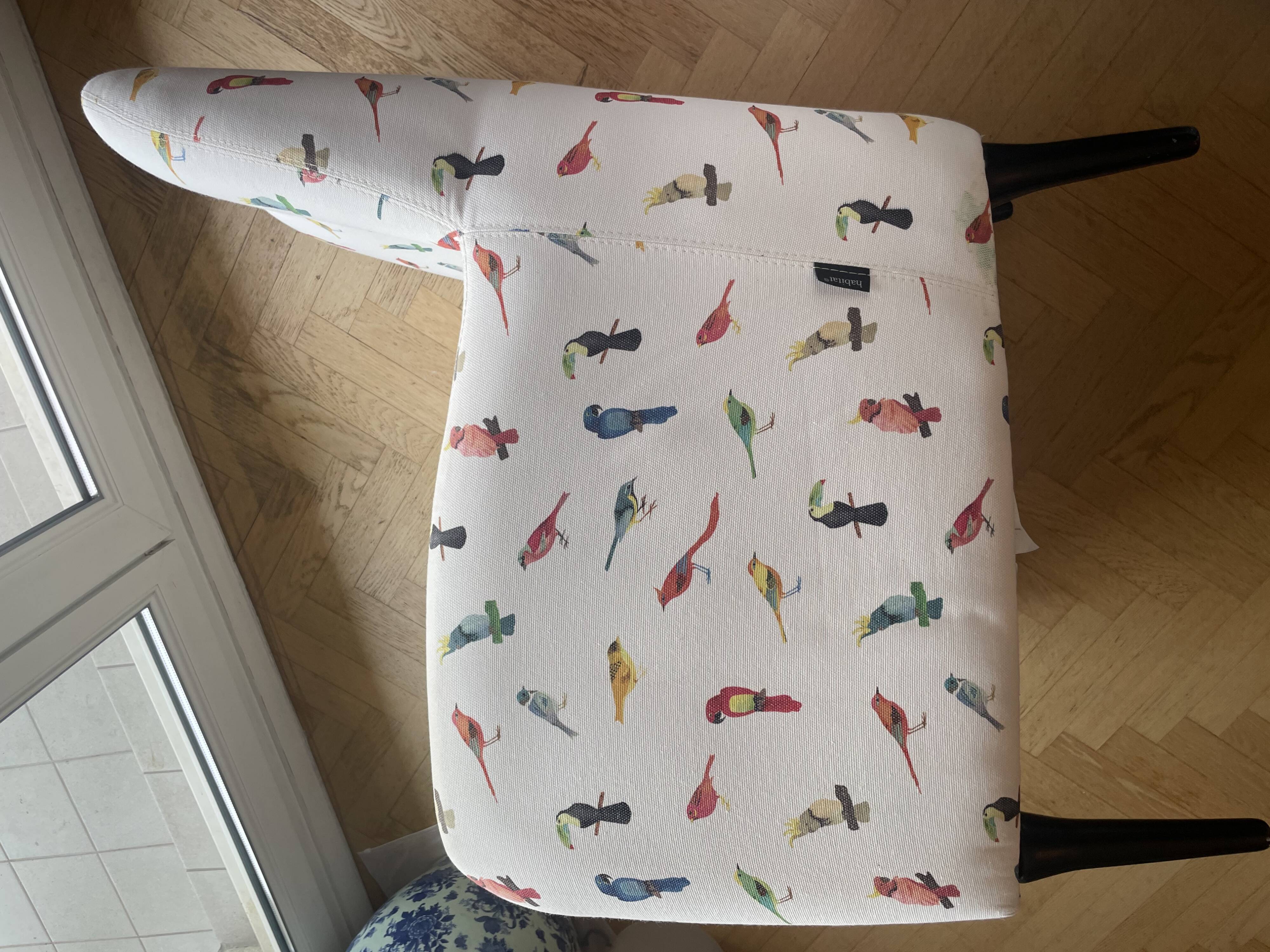 Habitat fabric armchair