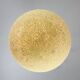 Vintage 1960s Granulate Ball Pendant Lamp: Mid-Century Modern Sphere Light