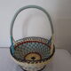 Fruit basket scoubidous 70's