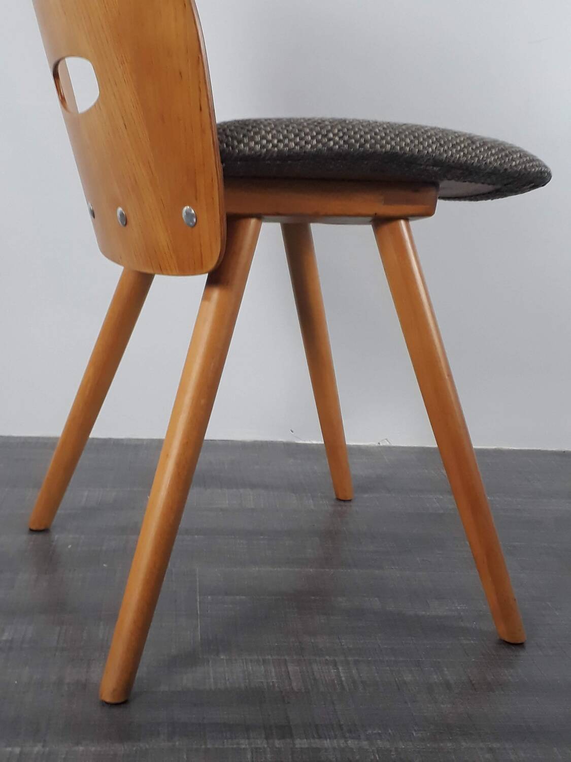 Set of 4 Lollipops chairs, Jiràk design, 1960s