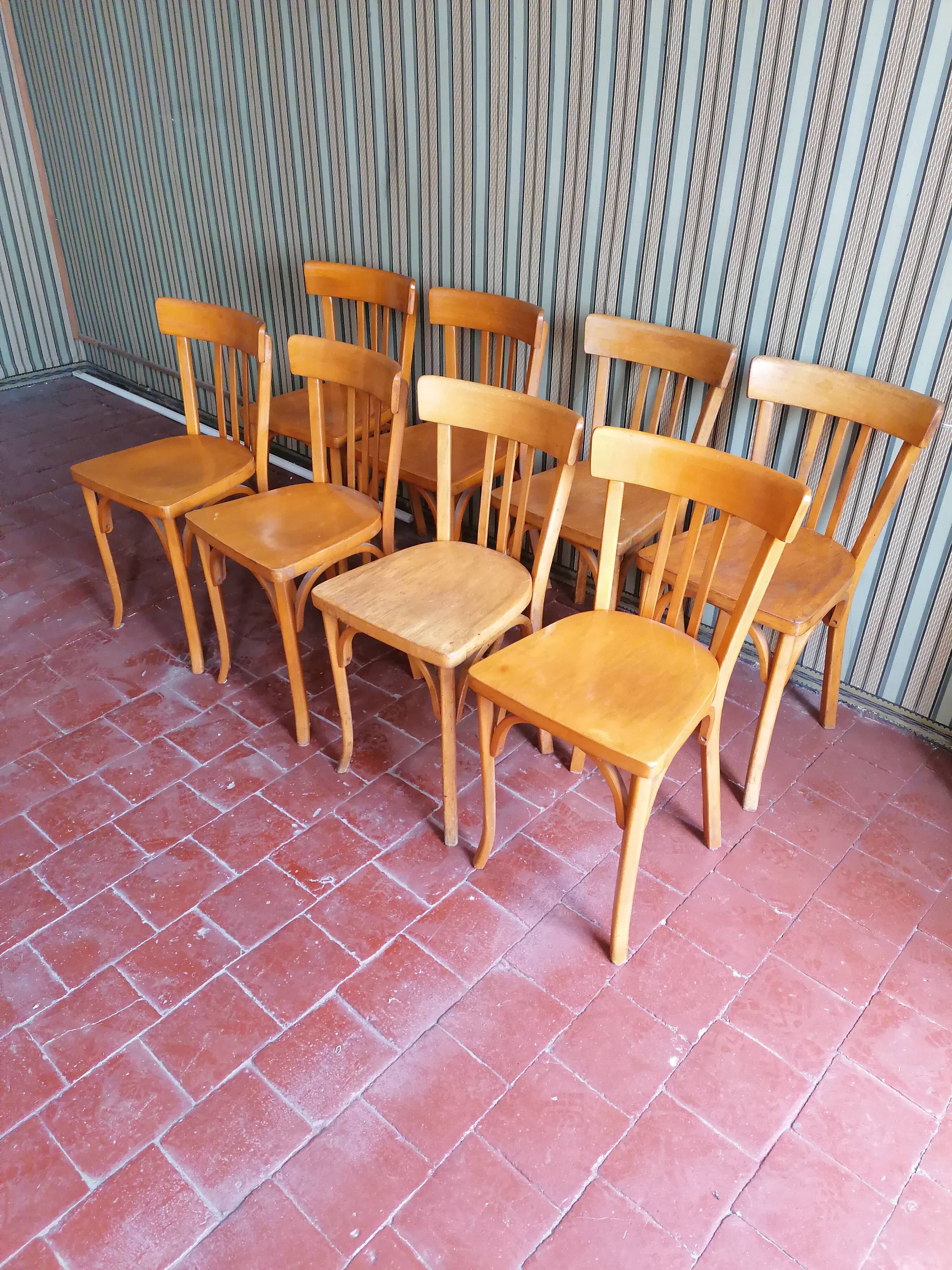 Lot 8 Baumann bistro chairs