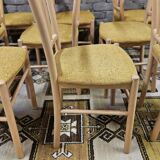 Set of 12 80s bistro chairs