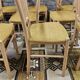Set of 12 80s bistro chairs