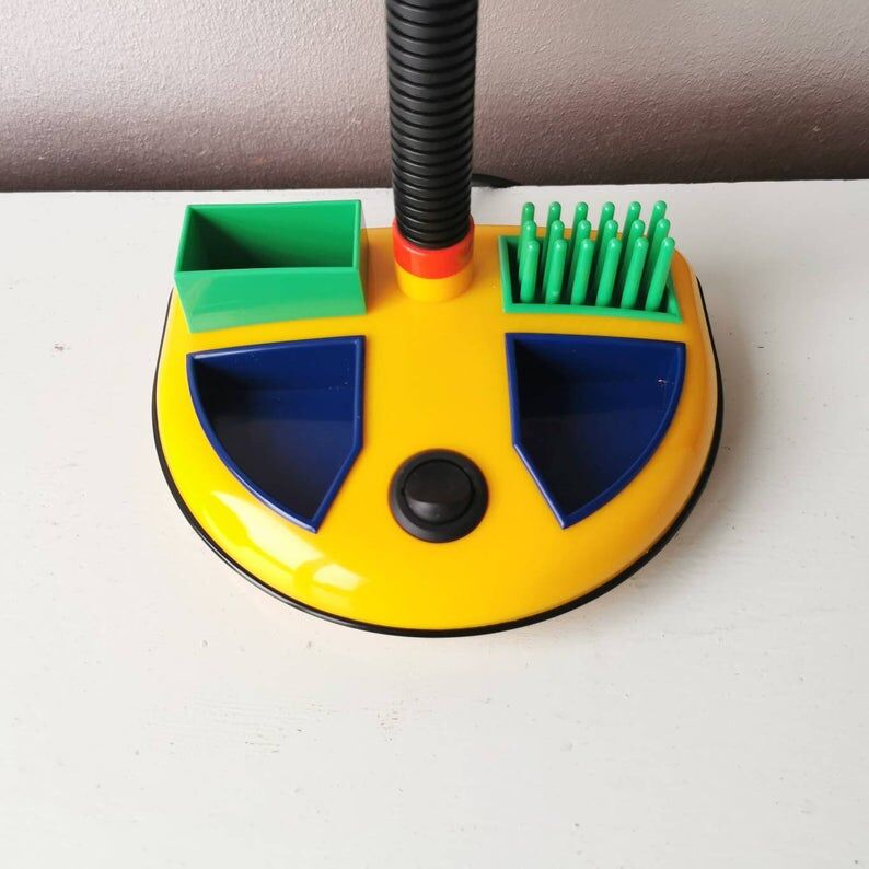 1980s plastic desk lamp