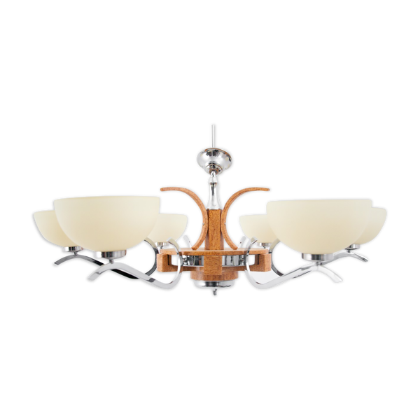 Lustre art déco, Pologne, années 1960