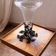 Antique Art Nouveau vase in crystal and patinated bronze – circa 1895–1910
