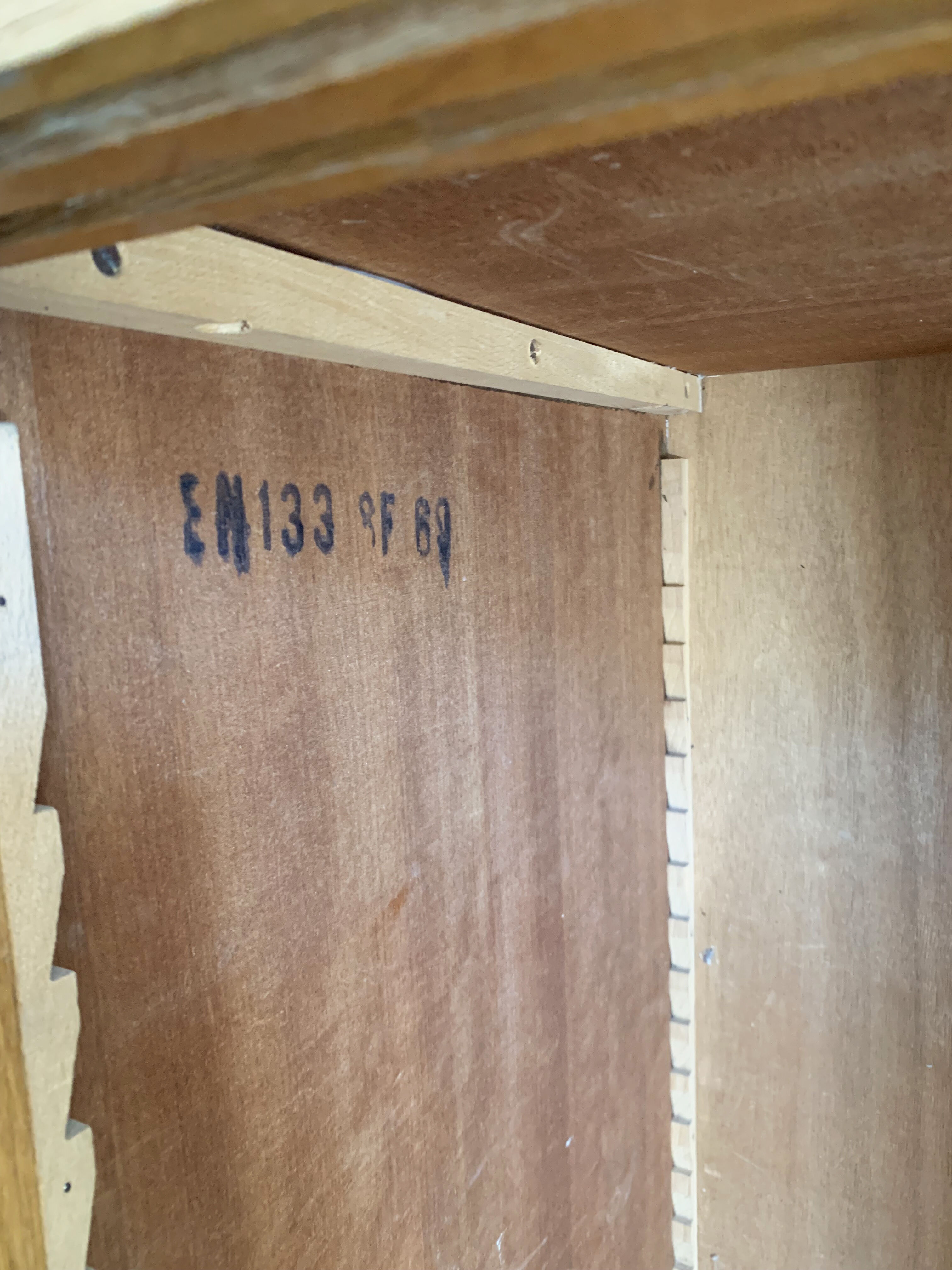 Vintage sideboard of the 60s in oak