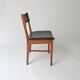 Paire de chaises Danmark design scandinave 1960 vintage des années 70 1970