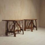 Pair of Italian consoles from the 18th century.
