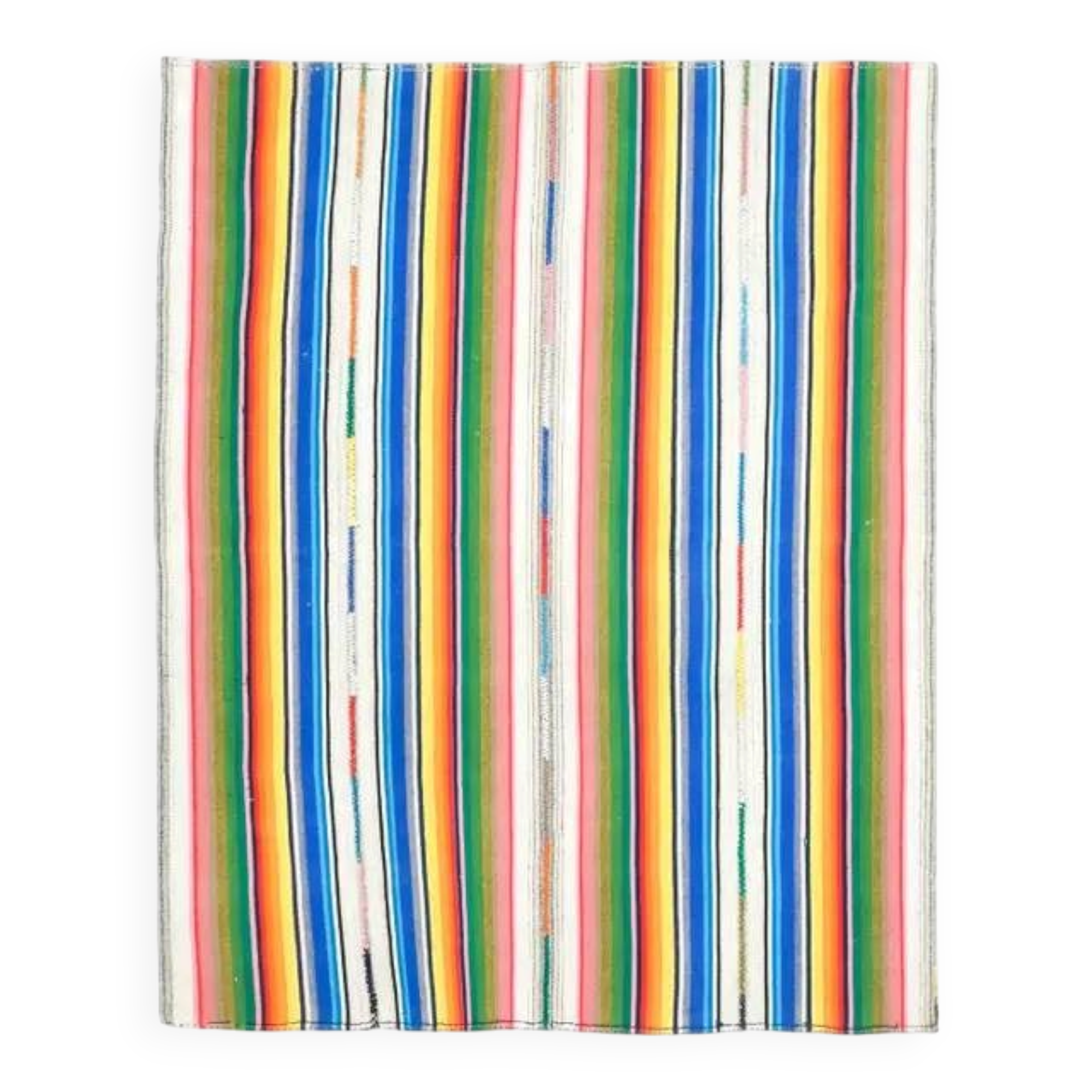 Tapis vintage turc Oushak fait à la main en laine et coton, années 1970