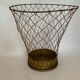 Brass paper basket