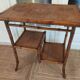 Table d' appoint art nouveau en bambou