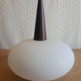 Suspension teck et opaline Louis Kalff, Philips