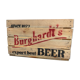 Vintage wooden case Bière Burghardt's Beer