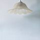 Suspension fleur en verre