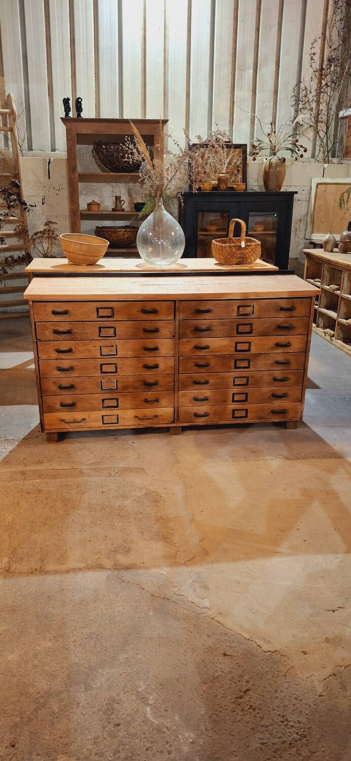 Craft cabinet with drawers