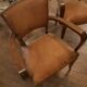 Club Bridge armchair in Bazane leather