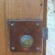 Set of large double old molded cupboard doors