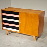 U 458 pink and grey sideboard by Jiri Jiroutek for Interier Praha 1960