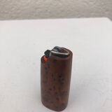 Thuya wood lighter holder