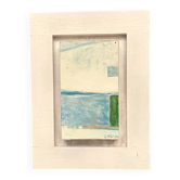 Original French Oil on Panel – "Abstract Composition" by Georges Point – Signed – Dated 2005 – Framed – 30.5 × 23 cm (12" × 9.1")