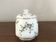 Sugar bowl / sweet jar in Limoges porcelain by Bernardaud with a barb decoration.