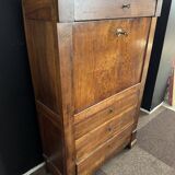 Secrétaire Style Empire bois massif - Plateau en marbre