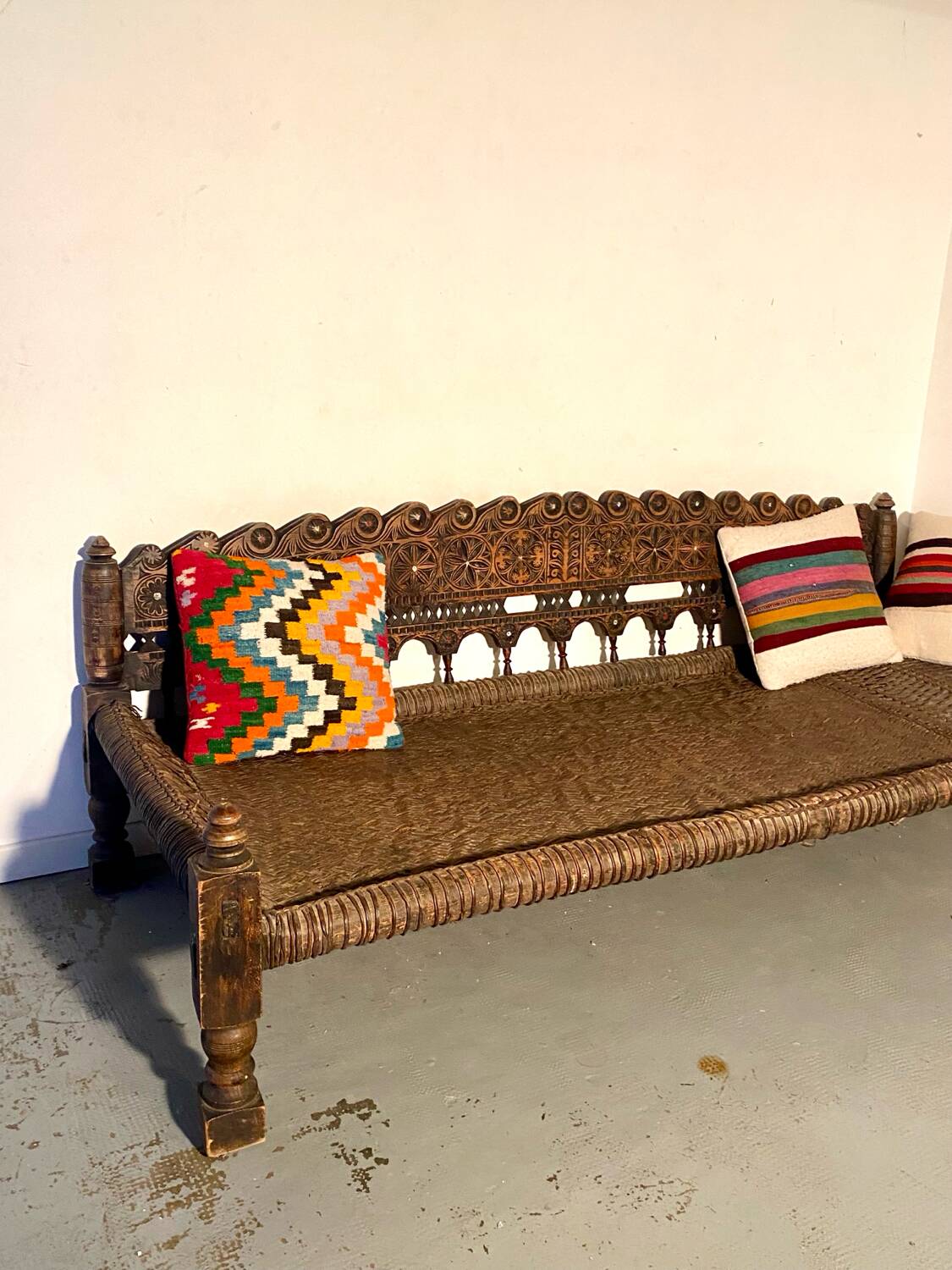 Antique Indian Rajasthani bench