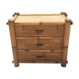 Commode bambou vintage
