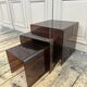 Table gigogne plexi
