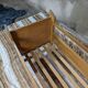 Rattan floor basket for pet