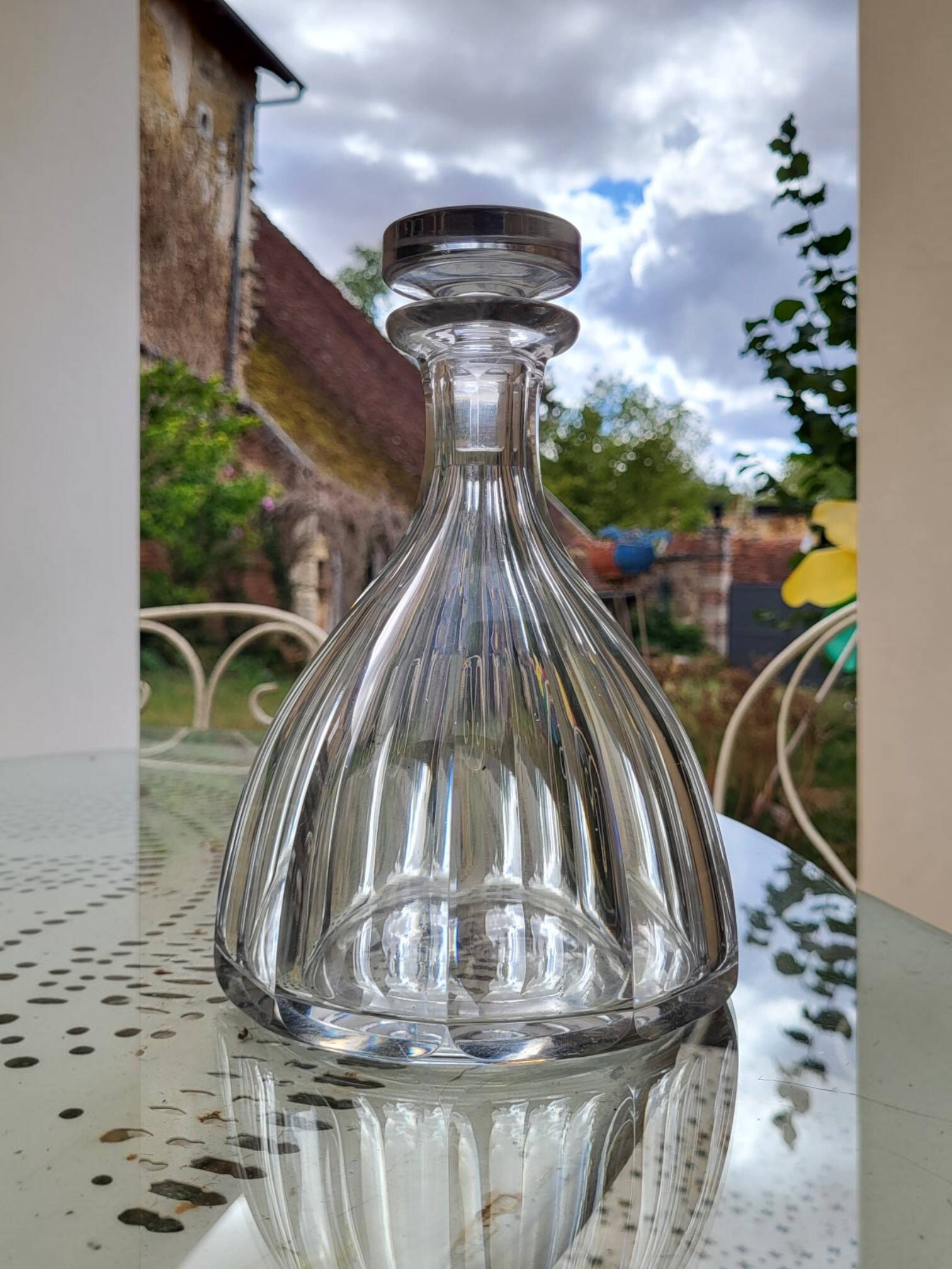 Carafe à liqueur en cristal de Baccarat