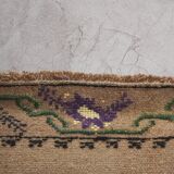 Vintage Turkish Oushak Handwoven Rug 52x409 cm