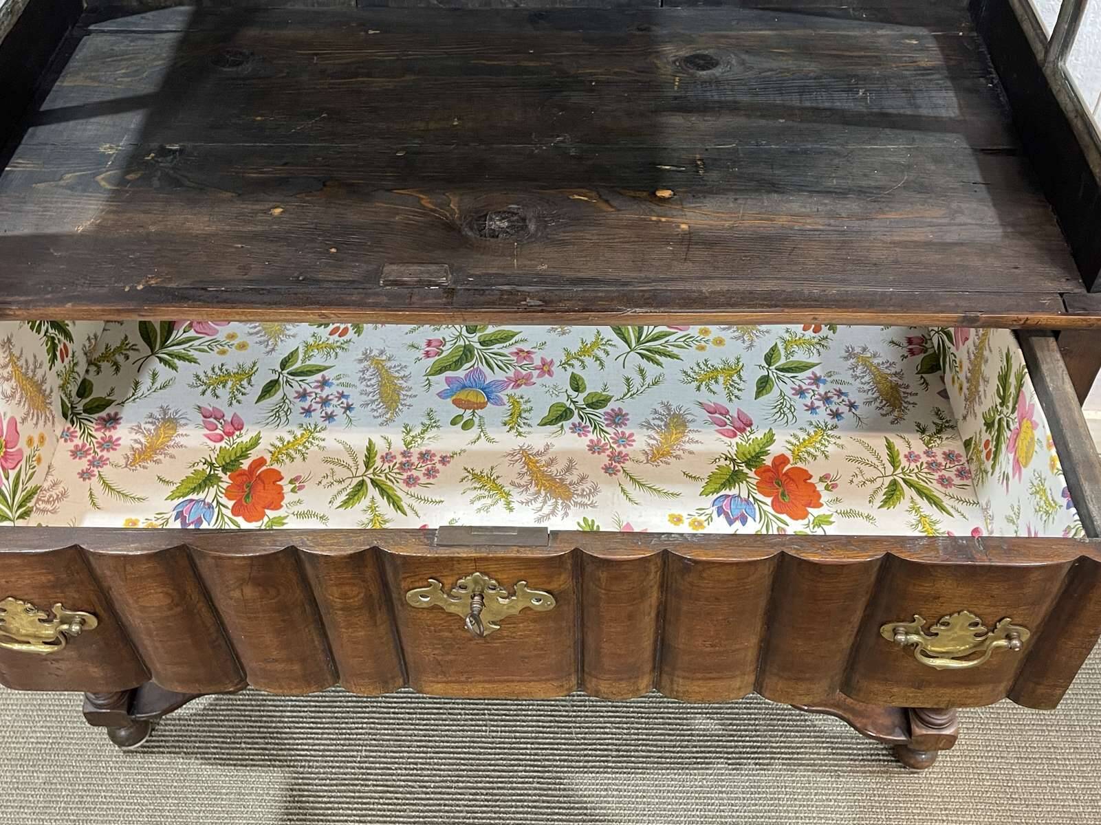 Vitrine anglaise en acajou fin XIXème